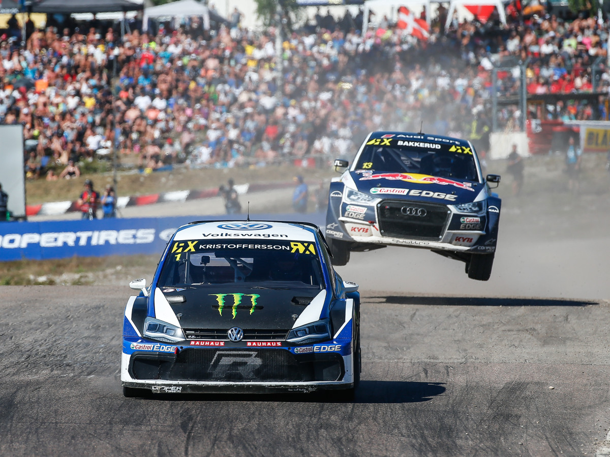Two racing cars