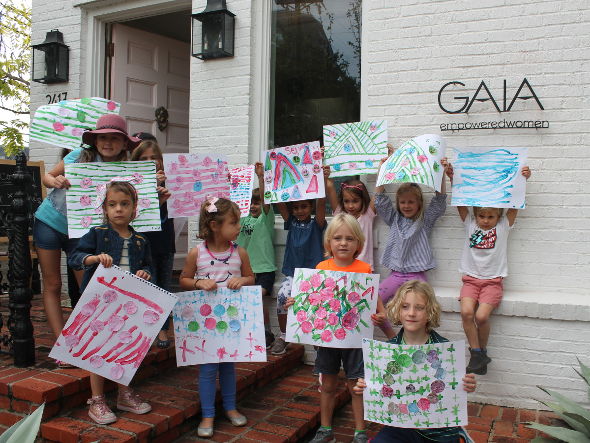 Gaia kids' art workshop