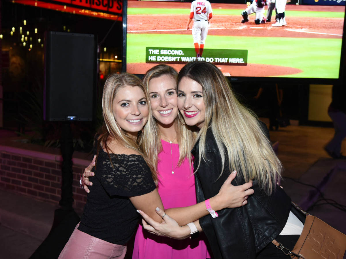 Pink Party 2018 West Ave michelle hart Michelle baten Delaney tobin