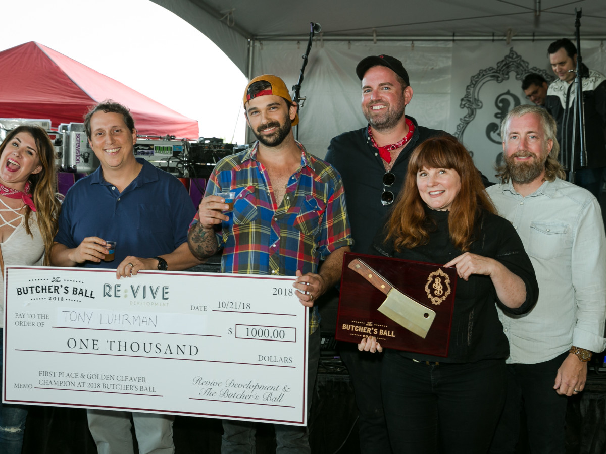 Butcher's Ball 2018 Monica Danna-Garcia, Bryan Danna, Tony Luhrman, Jonathan Beitler, Elaine Dillard, Jason Kerr