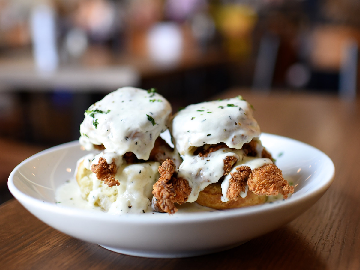 Dish Society chicken and biscuits