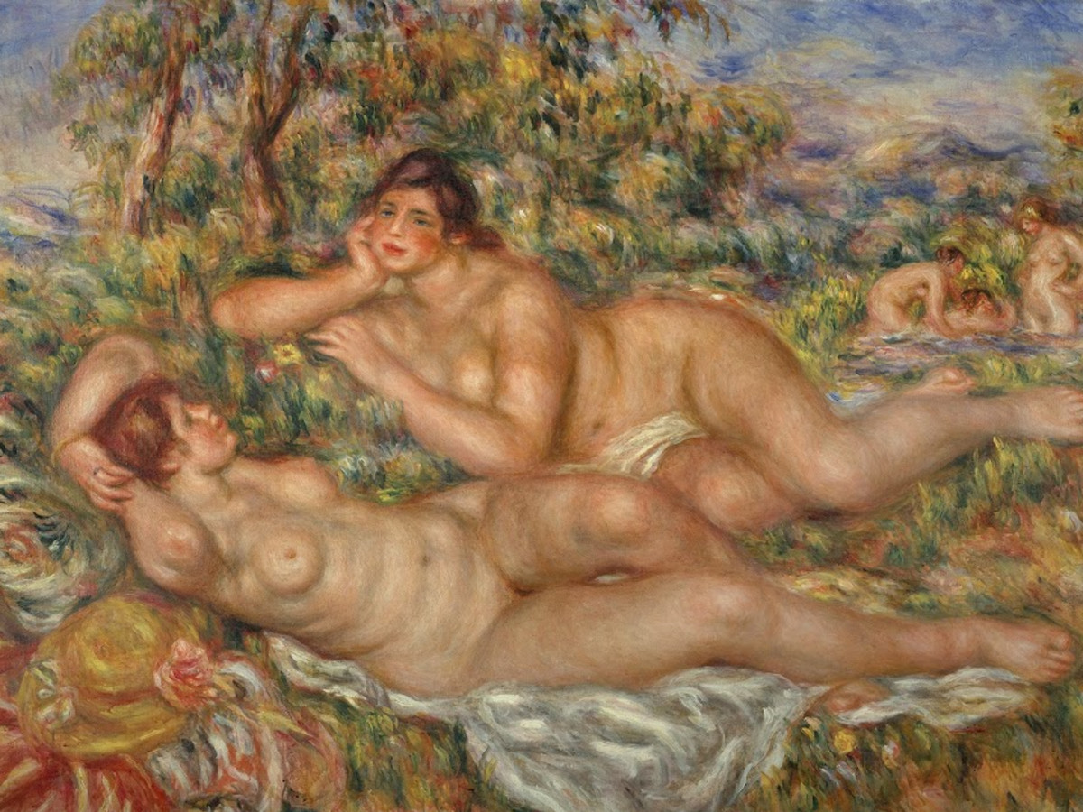 Pierre-Auguste Renoir, The Bathers, 1918-19, Oil on canvas