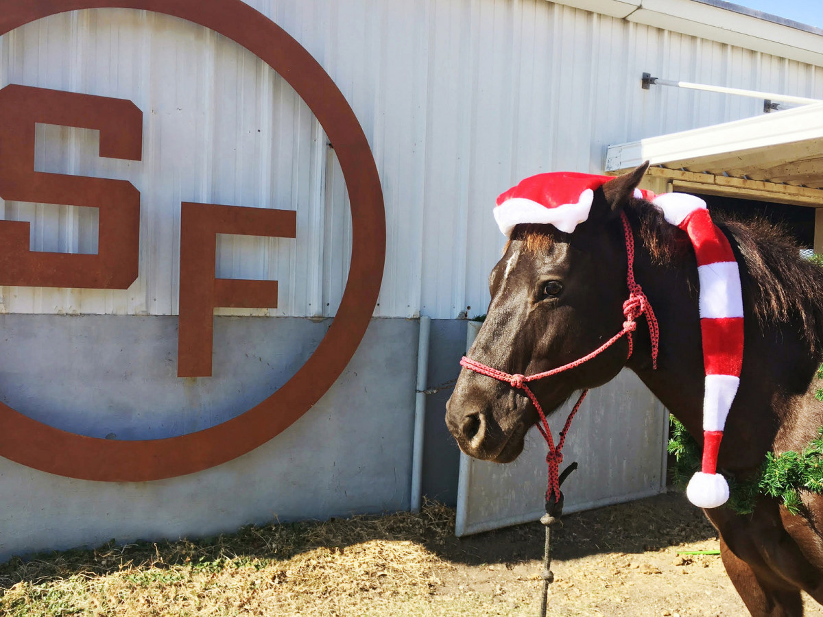 Trail Ride with Santa