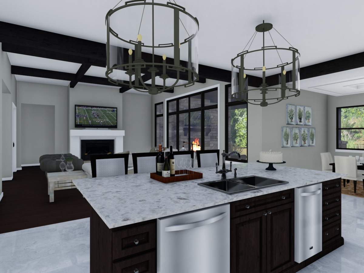 New build in Lake Travis blends clean lines with stunning details