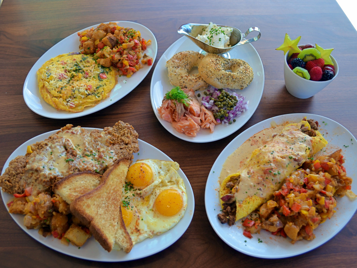 Jonathan's the Rub Memorial Green brunch spread