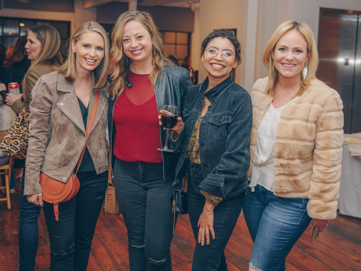 Bumble Understated Leather The Kindness Campaign VIP Event at Antone's Upstairs Lauren Petrowski Ali Marszalkowski Allee Bennett Erica Brennes