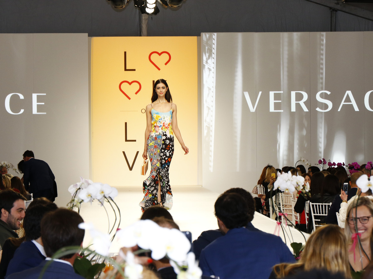 Versace runway look