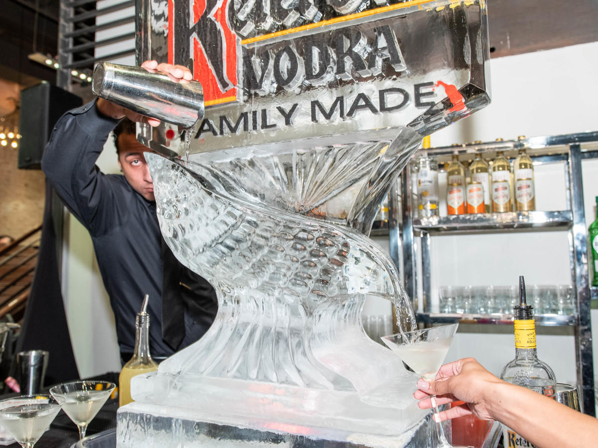 Ketel One ice luge