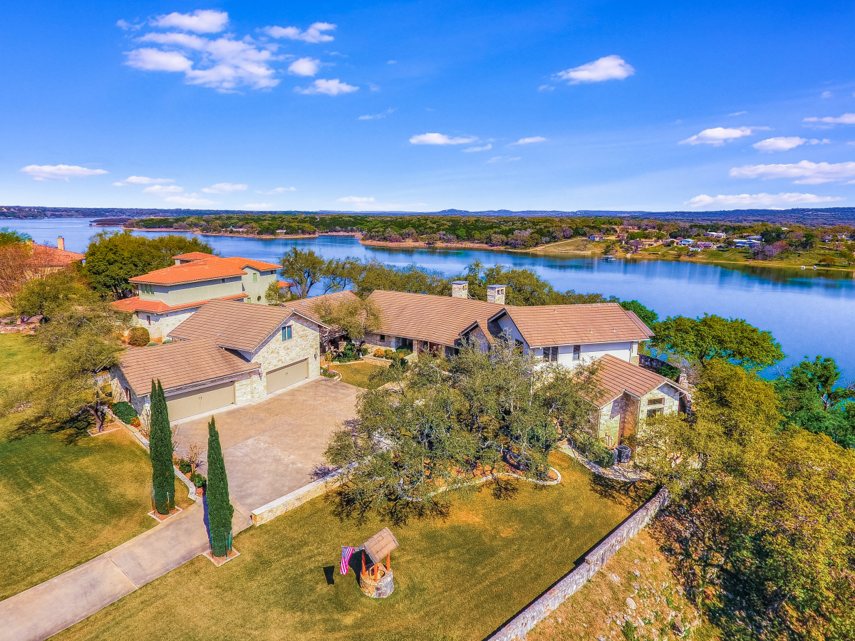 Dive into this private Lake Travis home located just outside Austin