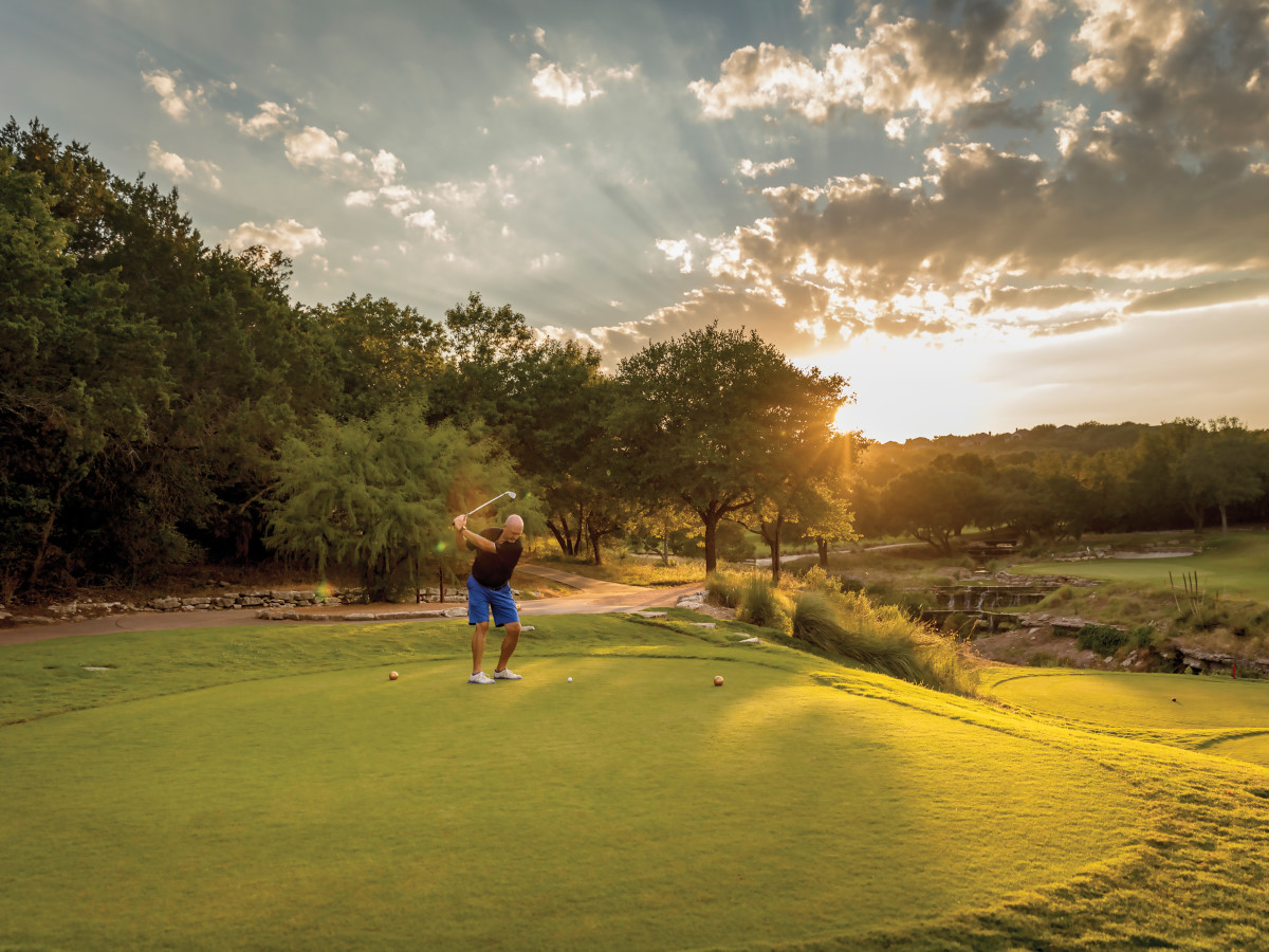 A gold course at Omni Barton Creek Resort