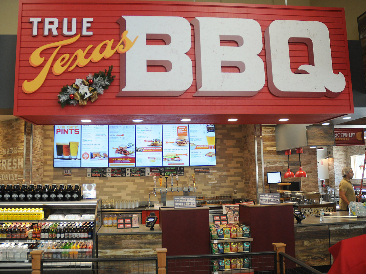 True Texas BBQ sign