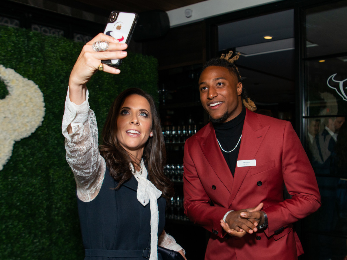 Houston Texans Champions for Youth Dinner Hannah McNair Justin Reid