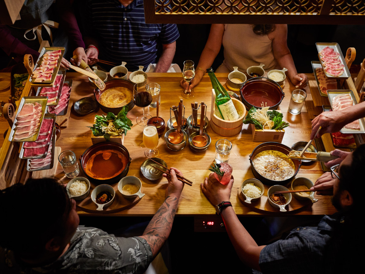 DipDipDip Austin overhead table