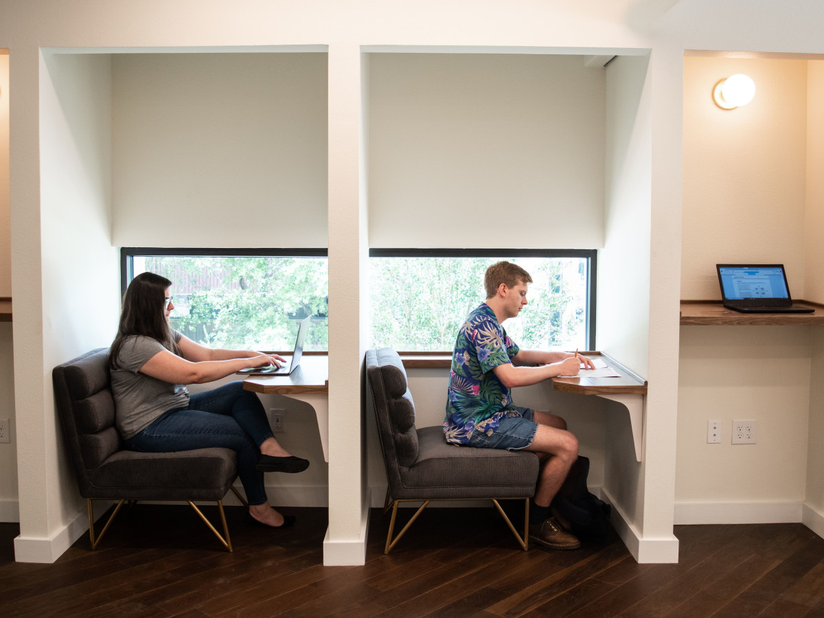 Craftwork Coffee Customers at desks