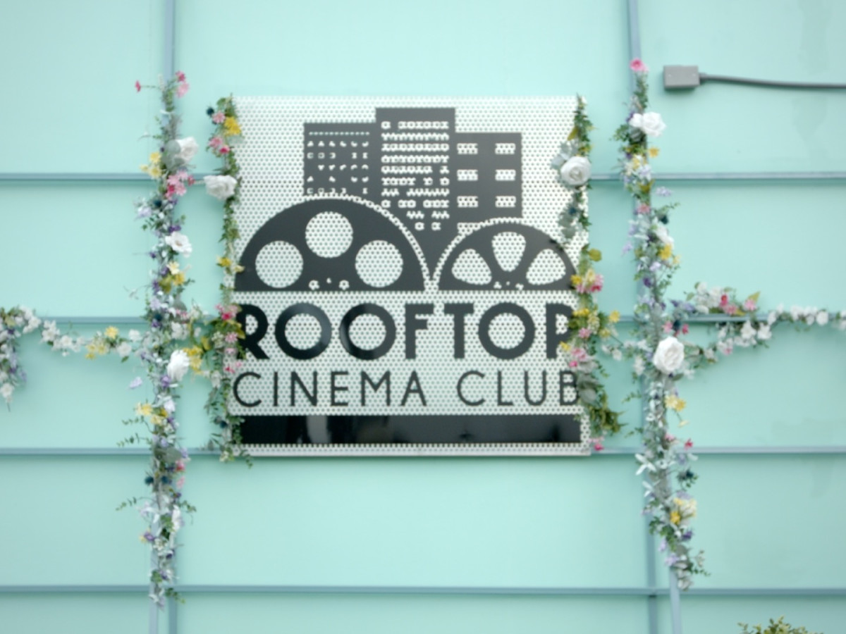 Frost Houston pop-up Rooftop Cinema Club
