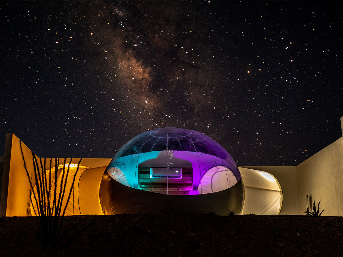 Basecamp Terlingua bubble tipi tent West Texas