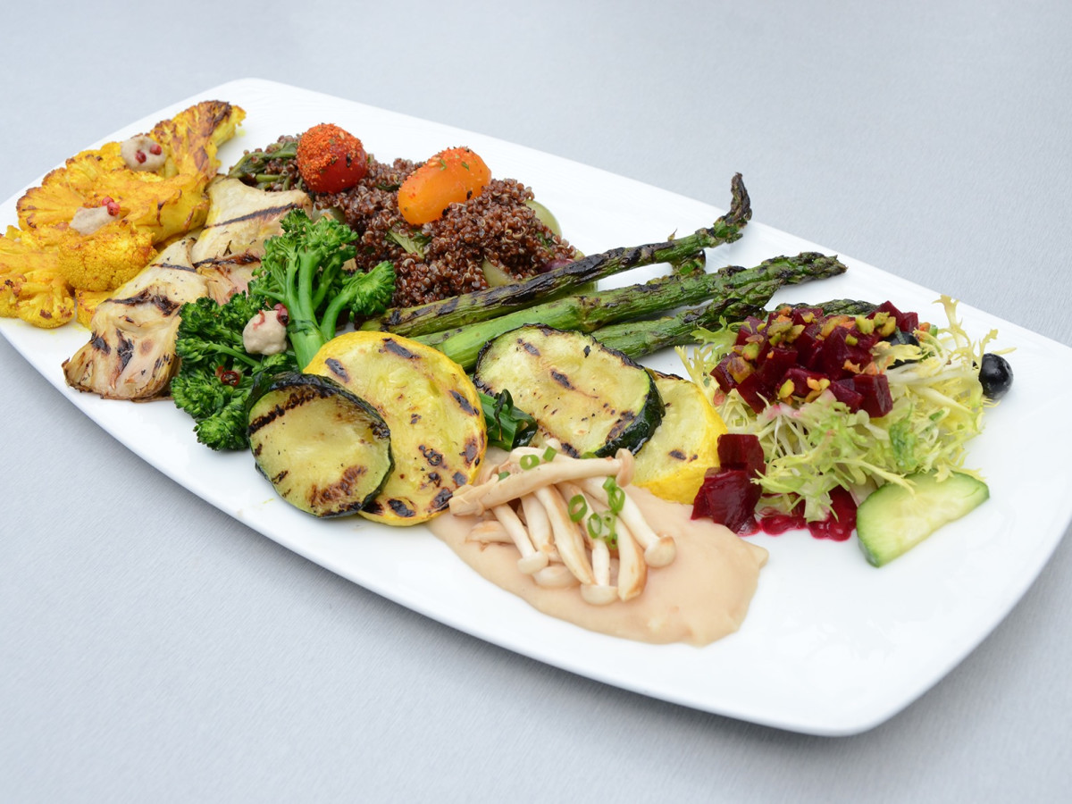 Bliss San Antonio vegan platter
