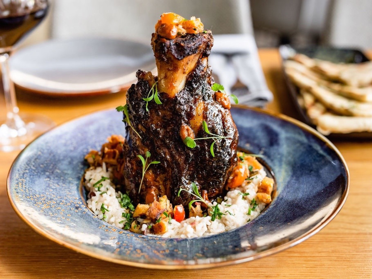 Traveler's Table jamaican Jerk pork shank