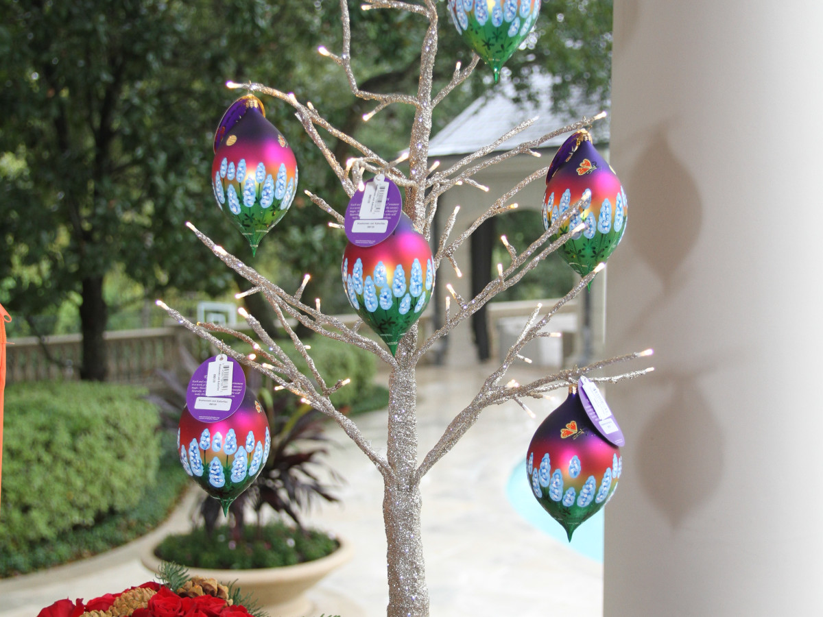 Paige Fertitta Children's Art Project trunk show MD Anderson Bluebonnets Butterfly Radko