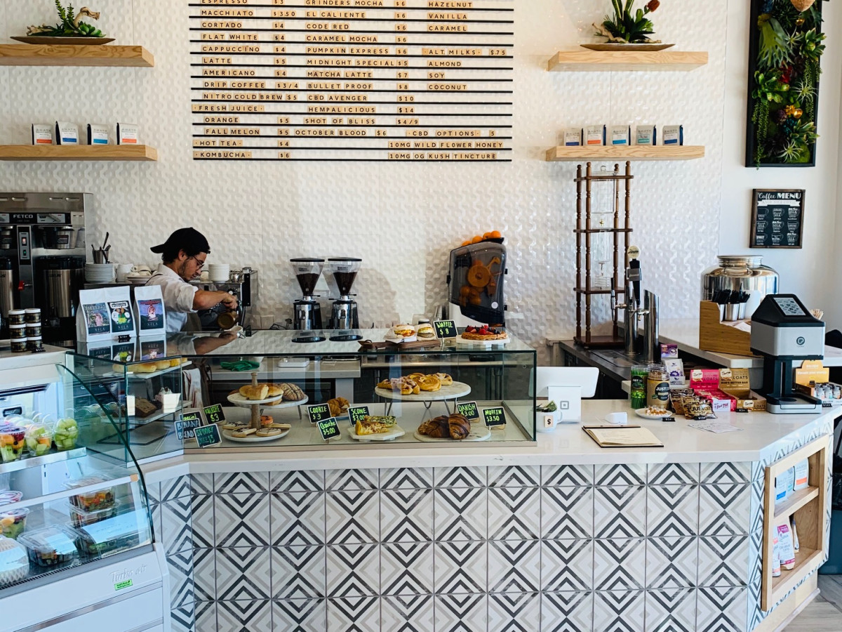 Grinder's Coffee Bar interior