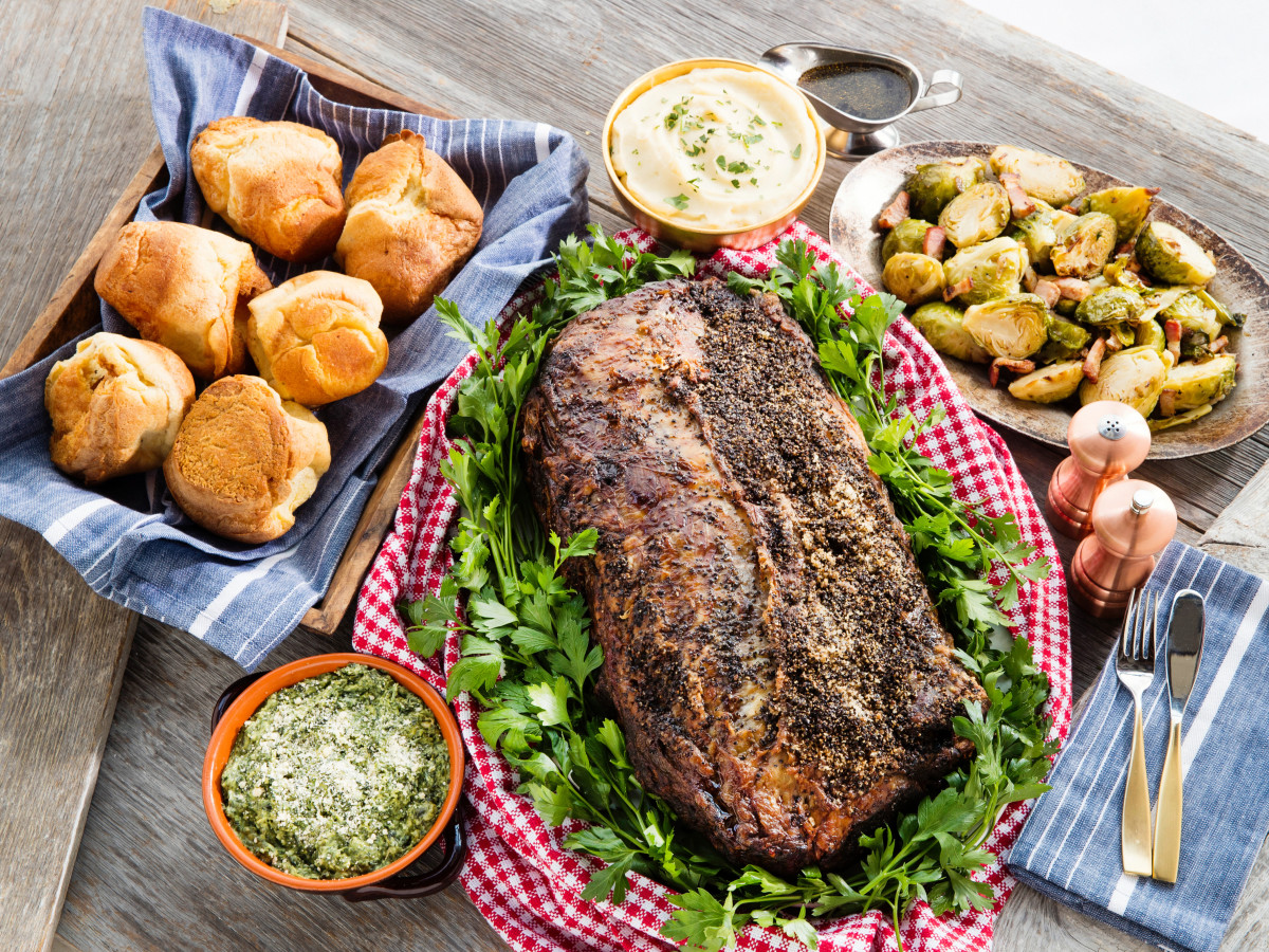B&B Butchers prime rib meal