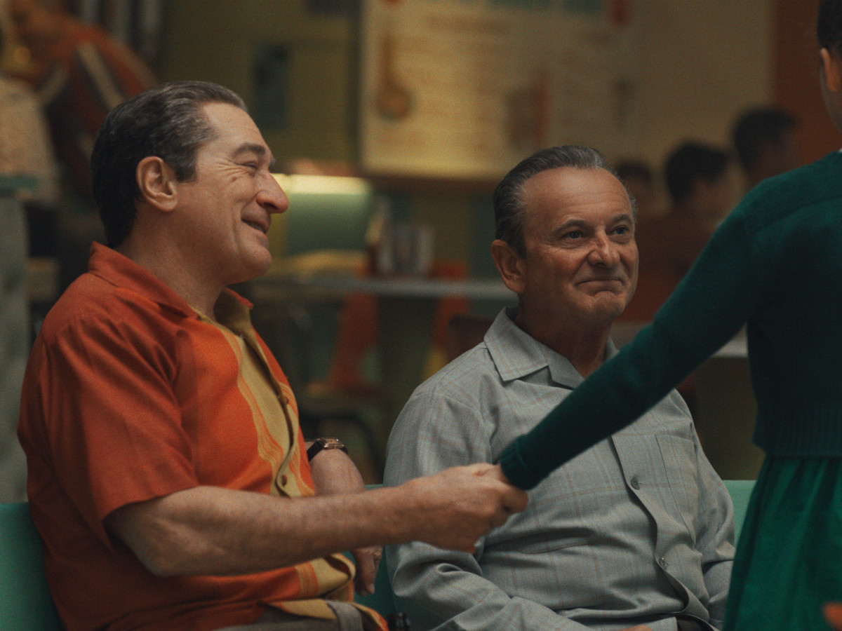 Robert De Niro and Joe Pesci in The Irishman