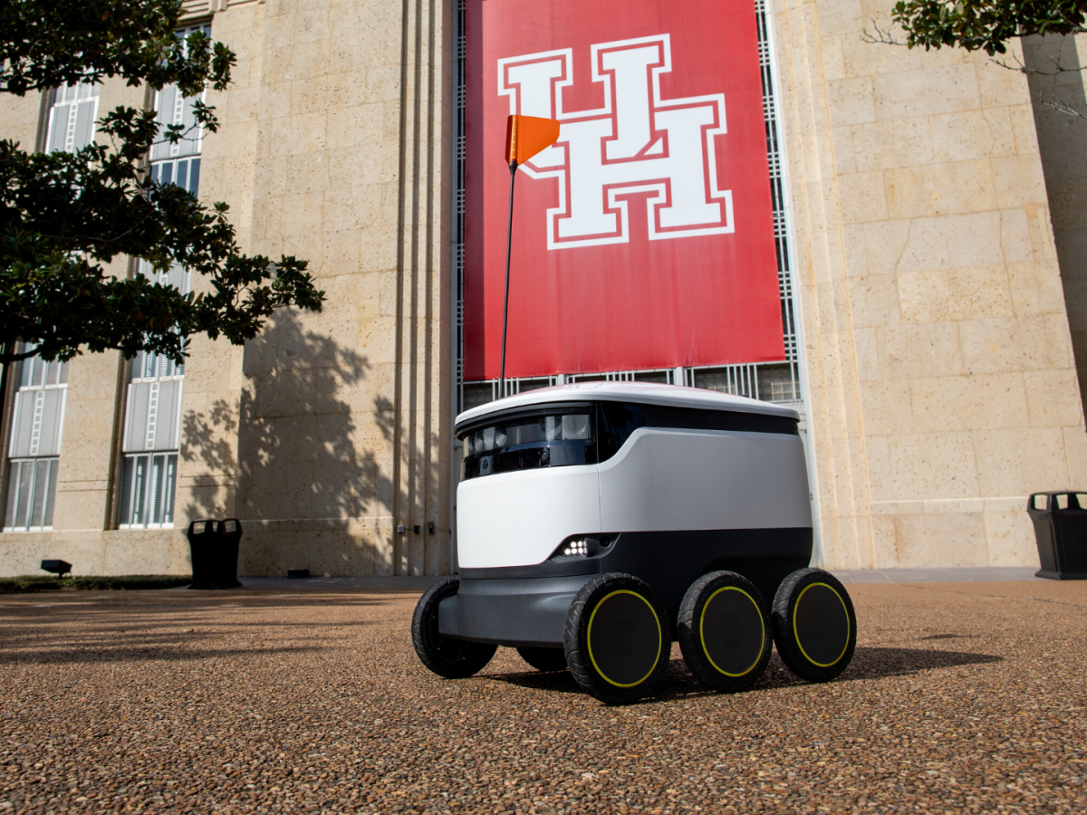 University Of Houston Rolls Out Futuristic Food Delivery