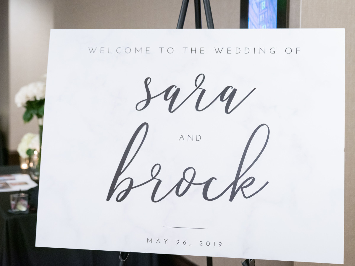 Sara and Brock Real Wedding
