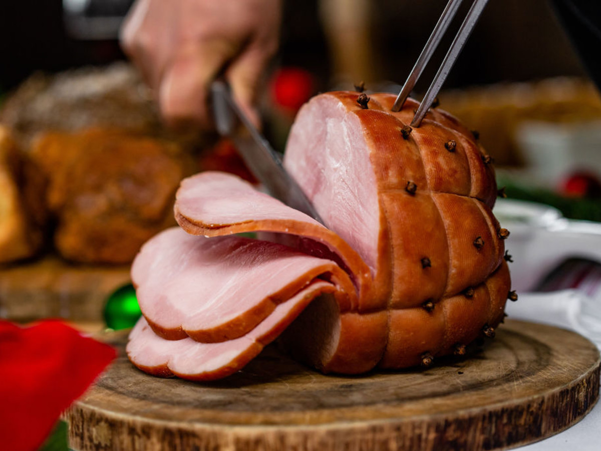 Glazed ham from B&B Butchers