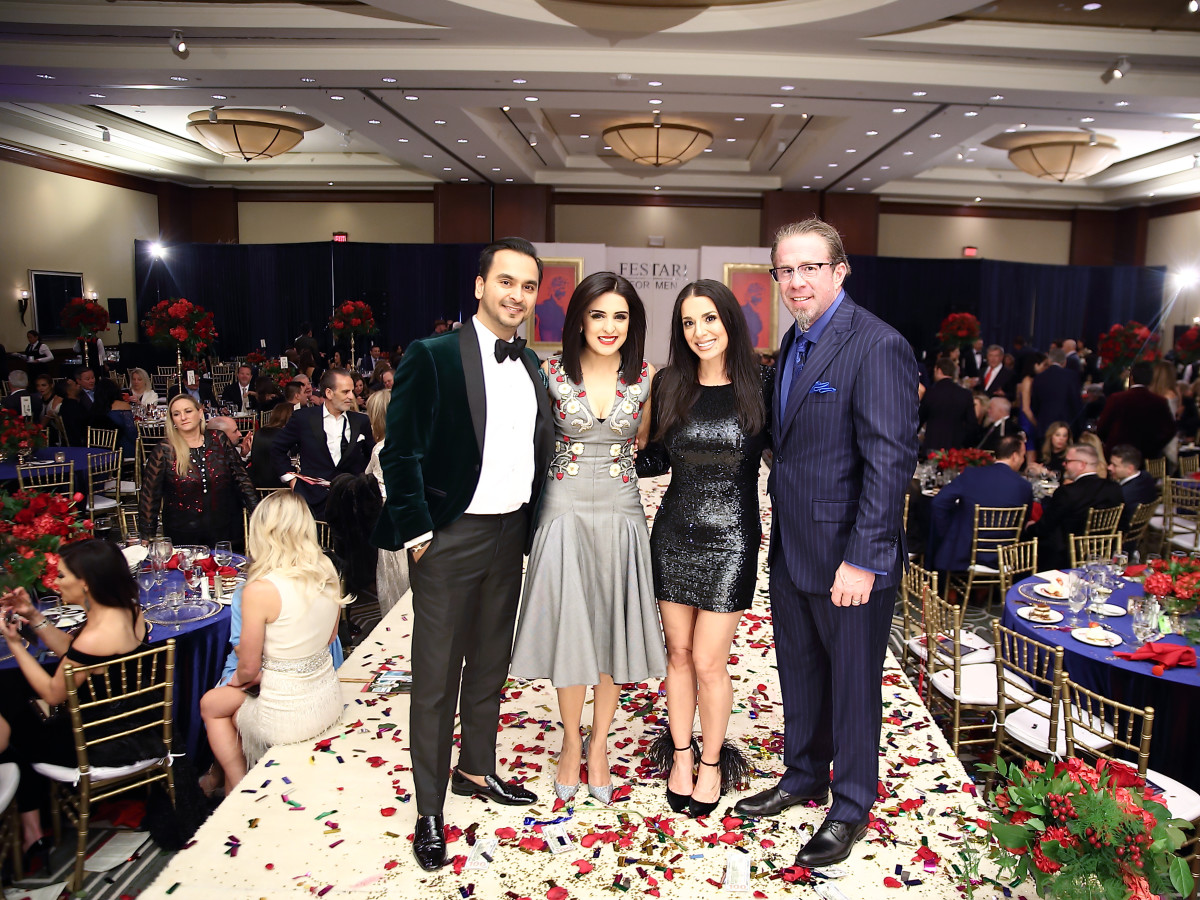 Una Notte 2019 Nick and Sneha Merchant and Rachel and Jeff Bagwell