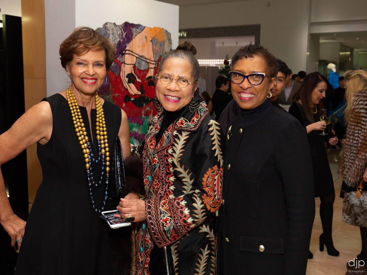 Social Book Neiman Marcus Page Parkes anniversary 2020 Gayla Gardner, Merele Yarborough and Sharon Owens