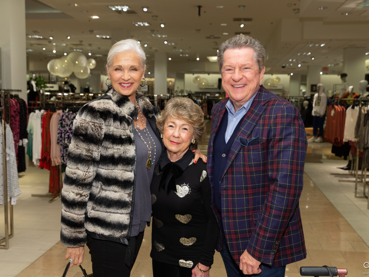 Social Book Neiman Marcus Page Parkes anniversary 2020 Karen Henry, Fran Fauntleroy and Bill Stubbs