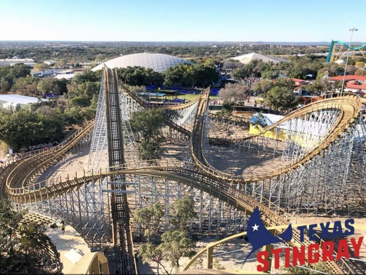 Texas Fastest Wooden Roller Coaster Finally Drops Into San
