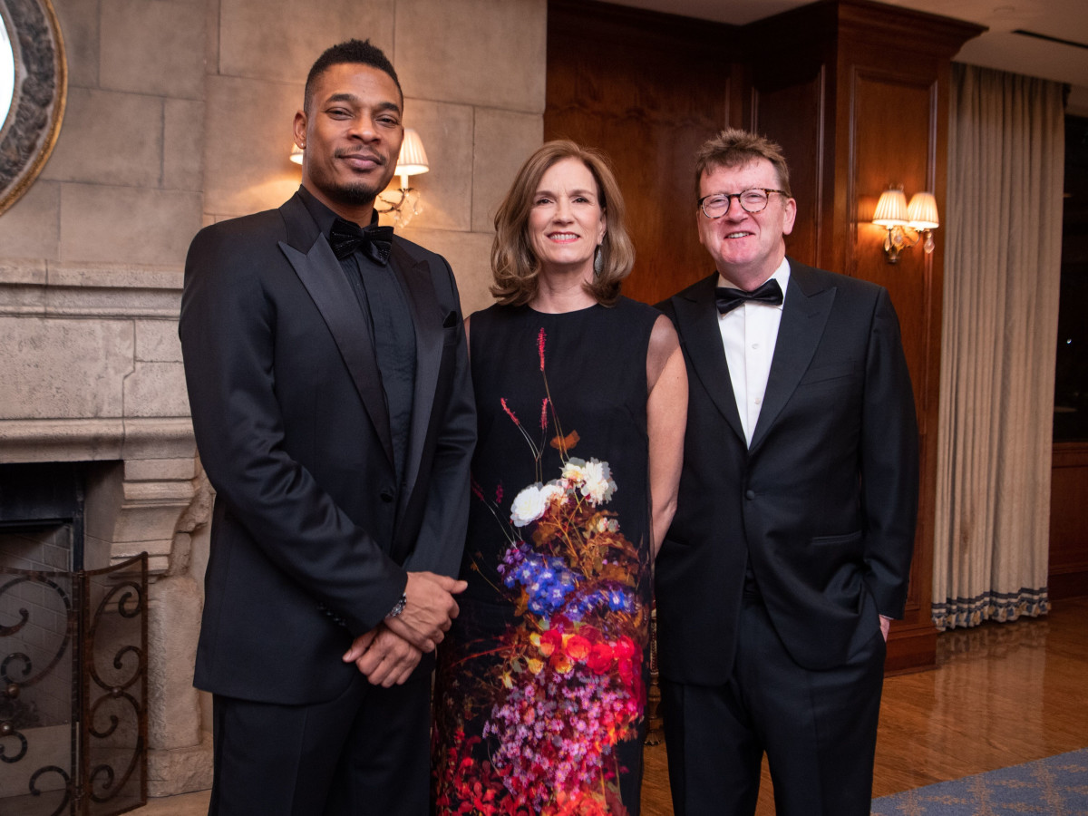 Inprint Poets & Writers Gala 2020: Terrance Hayes, Inprint Ball Chairs Anne Whitlock and Michael Skelly