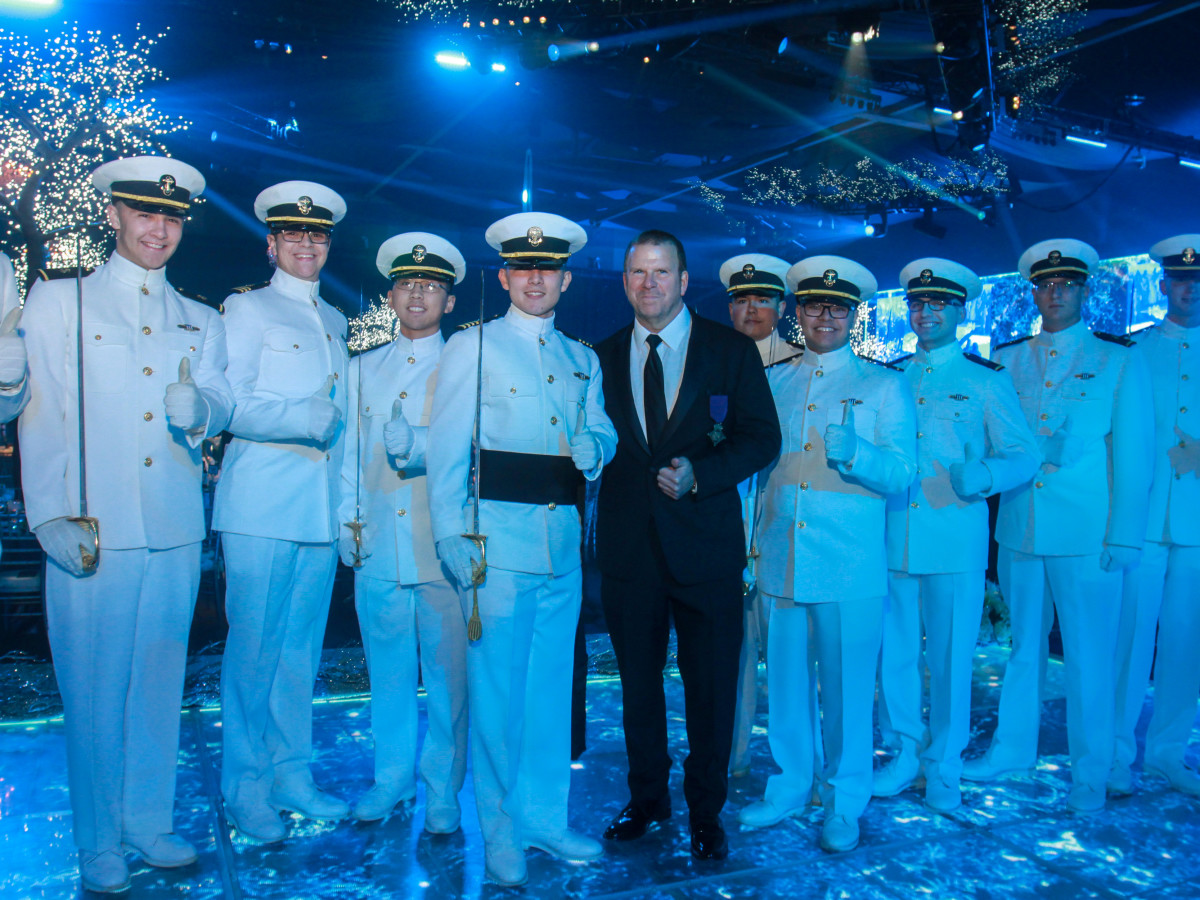 San Luis Salute 2020 Tilman Fertitta Texas A&M Honor Guard