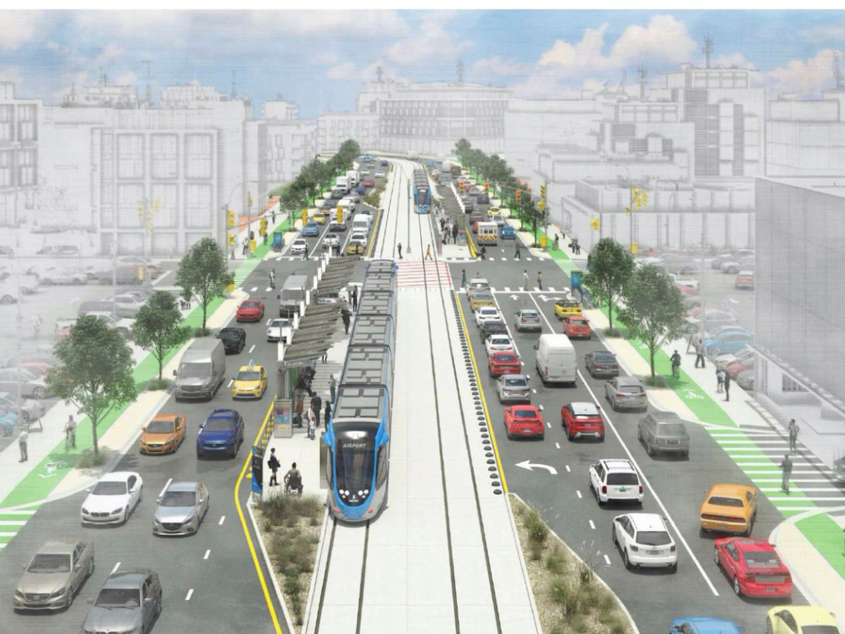 Project Connect split platform rail