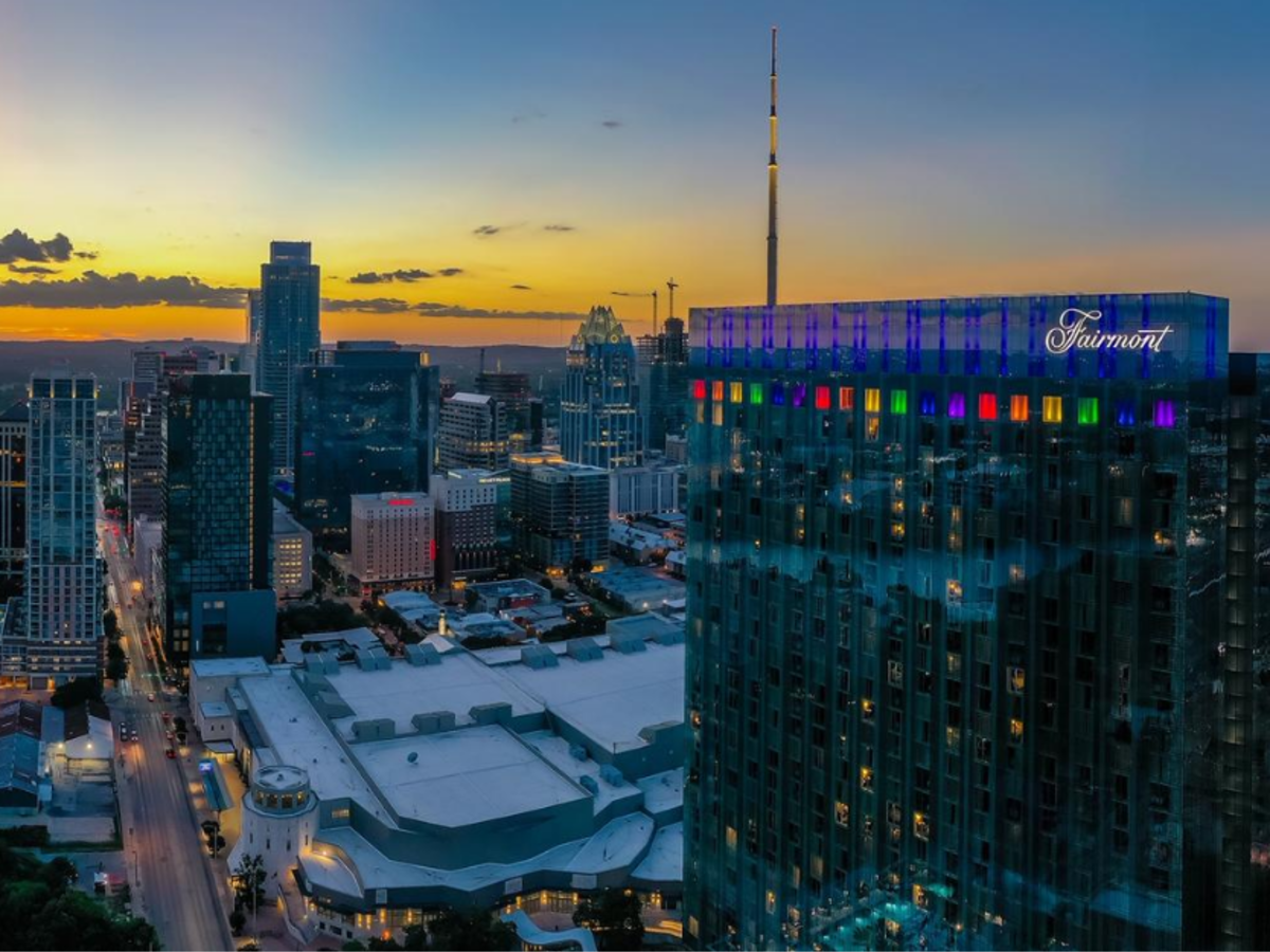 Fairmont Hotel pride celebration