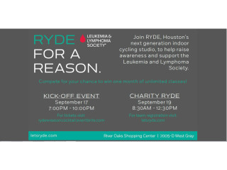 RYDE Inaugural Ryde For A Reason
