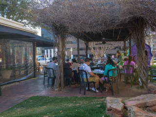 Patio at Dream Cafe in the Quadrangle