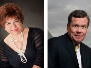 Home Safe Home Gala honorees Trini Mendenhall and Richard Warren Mithoff