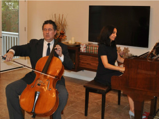 Marcelo Zigaran, cello and Tarana Taylor, piano