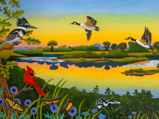 William Reaves | Sarah Foltz Fine Art presents "Of Texas Rivers and Texas Art" opening day