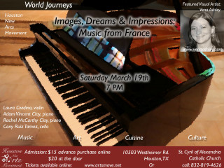 Houston New Arts Movement presents Images, Dreams, and Impressions: Music from France