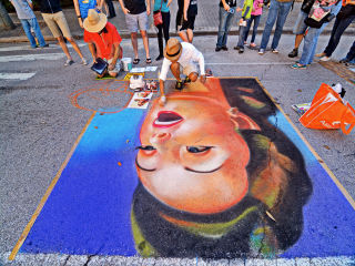 10th Annual Houston Via Colori Street Painting Festival Event