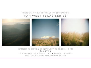 Ashley Garmon’s Far West Texas: Exhibit Opening Reception