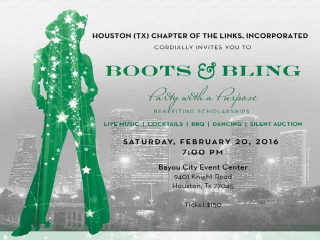 Houston (TX) Chapter of the Links, Inc. / Boots & Bling Party
