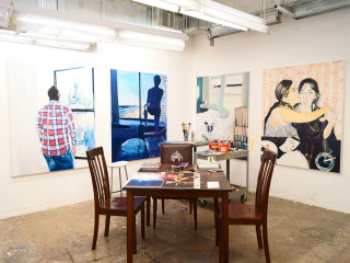 The studio of Rajab Saed/University of Houston School of Art Annual Student Exhibition