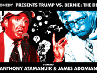 Moontower Comedy and Paramount Social presents Trump vs. Bernie - Clash of the Titans feat. Anthony Atamanuik & James Adomian