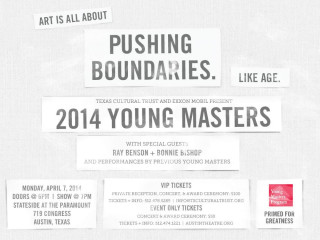poster for the 2014 Texas Young Masters