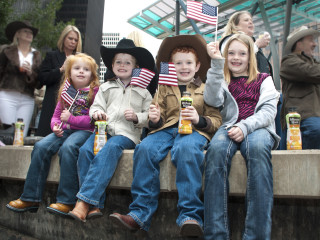 News_021_RodeoHouston parade_February 2012_Ava Smith_Bo Smith_Luke Smith_Audrey Smith (Dad is Rodeo Director Robbie Smith).jpg